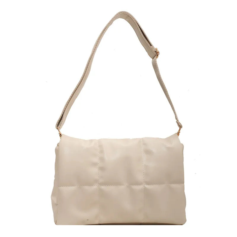 Schultertasche für Damen ⎜ Große Stepp-Tasche im Retro-Design mit weichem Tragekomfort und viel Stauraum