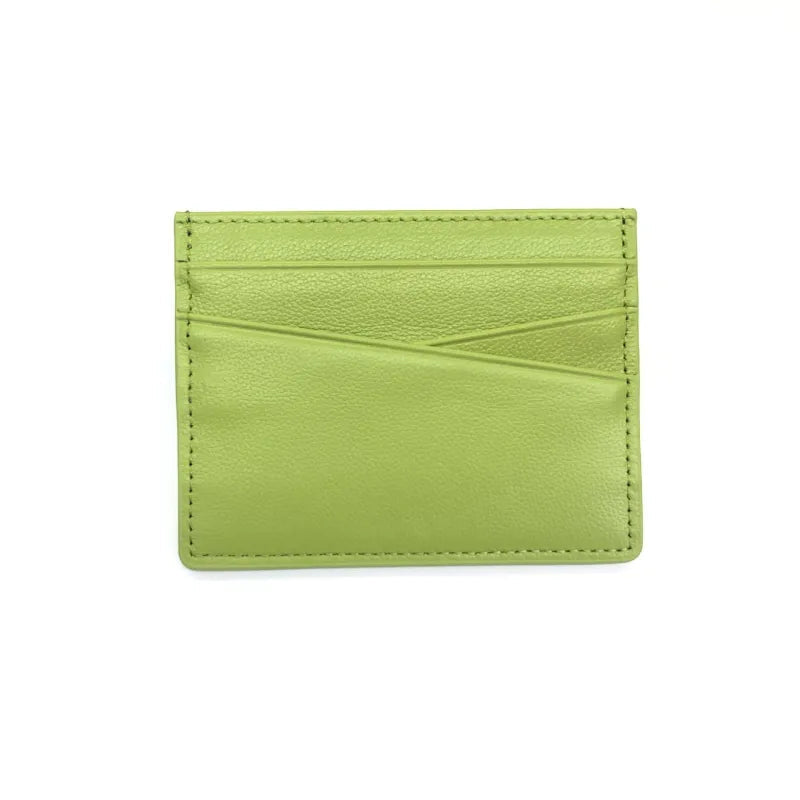Kartenetui aus Leder für Damen und Herren ⎜ Schlanke Kartenhülle mit weichem Finish und Platz für Bankkarten