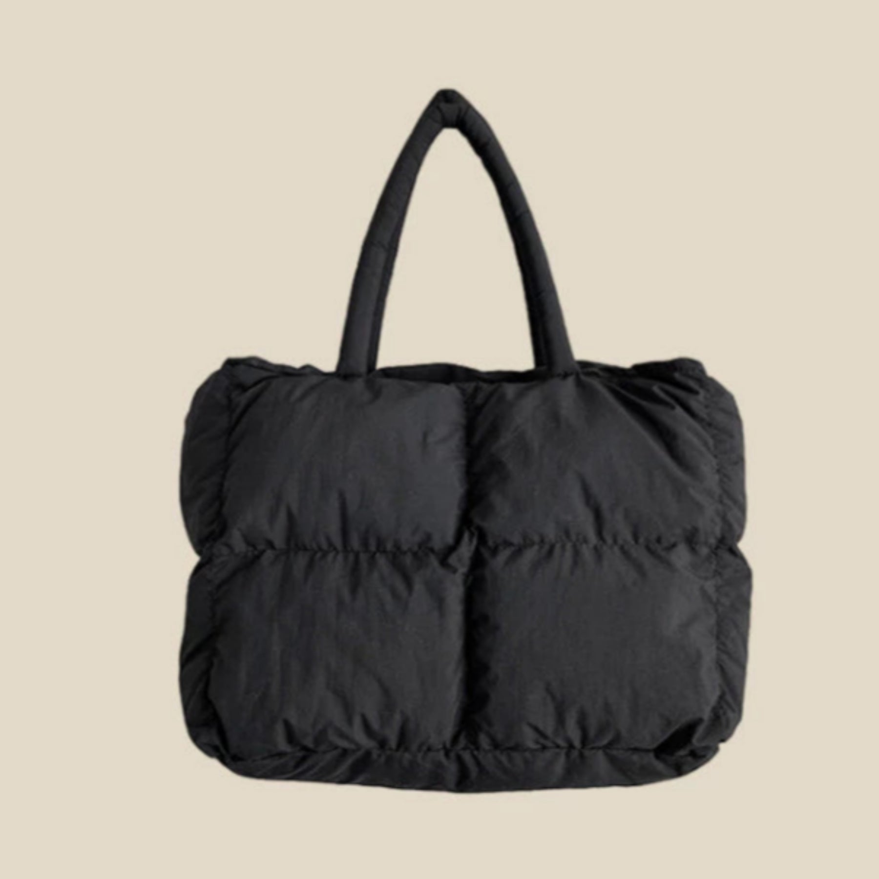 Quilted Schultertasche ⎜ Weiches, geräumiges Design mit gepolstertem Stoff für hohen Tragekomfort